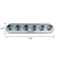 Bulkhead Union plate Suit 3/8” LINES (Various Sizes Available)