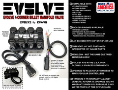 Evolve 4 Corner Billet Manifold Valve