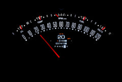 Dakota Digital Retro 1955-56 Chev Car MTX  Instrument Dash