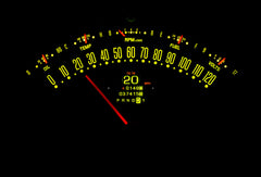 Dakota Digital Retro 1955-56 Chev Car MTX  Instrument Dash