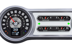 Dakota Digital Retro 1953- 54 Chevy Car MTX  Instrument Dash