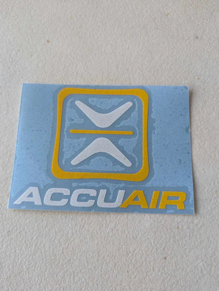 Accuair Sticker (Various Colours Avaliable) – Air Ride Suspension Supplies