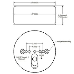 Air House 7 XL Air Spring With Bead Plates