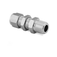 Swagelok Style Compression Fittings Bulkhead Male to Hardline