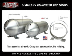 Seamless Aluminium 3 gallon Air Tank