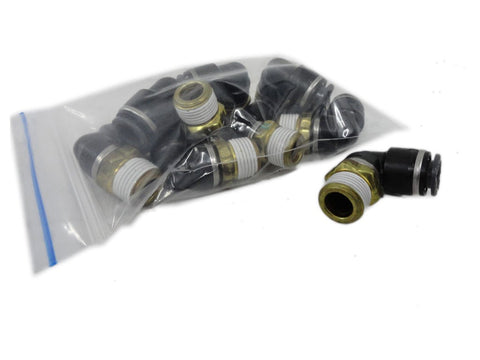 Plastic 90 Fittings X8 BULK PACK