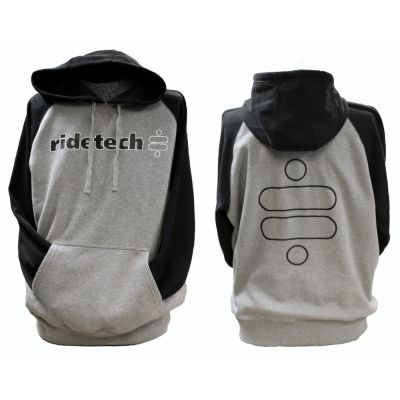 Ridetech Gray & Black Hoodie